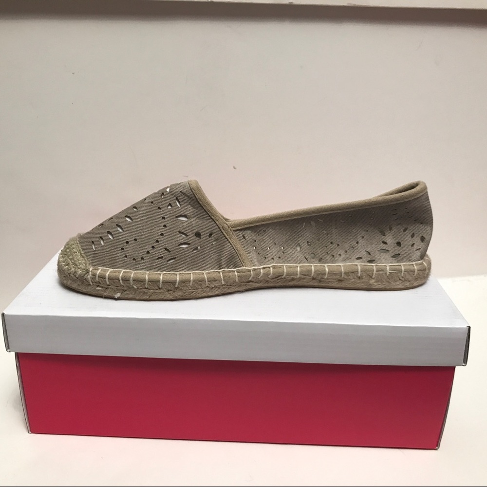 New JustFab Loafers Espadrilles TULINA 10