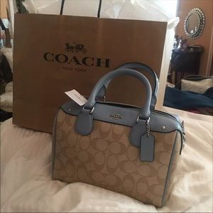 Coach mini signature handbag