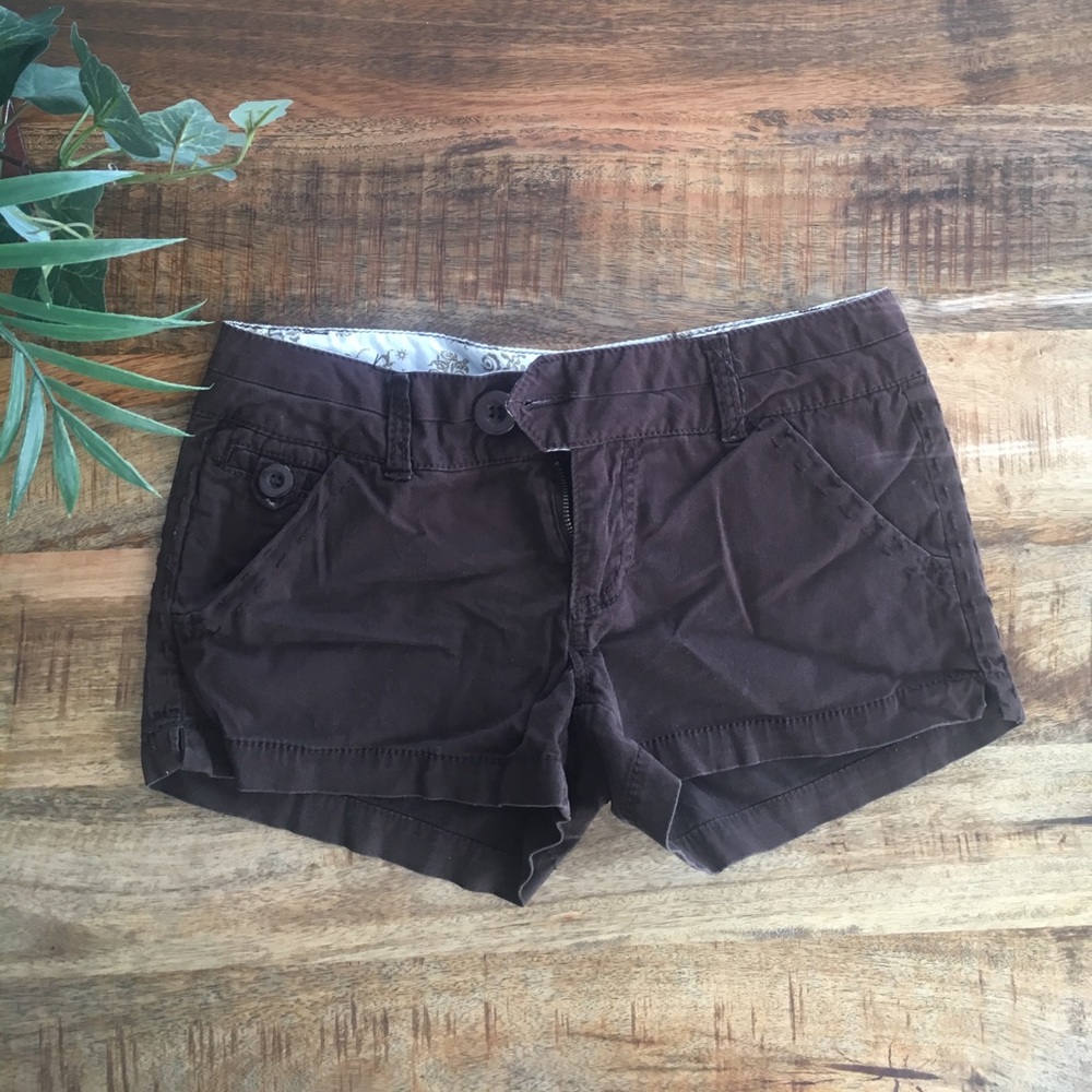Cute chocolate brown shorts