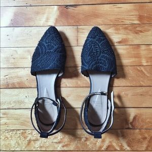 Anthropologie textured flats sz: 7.5