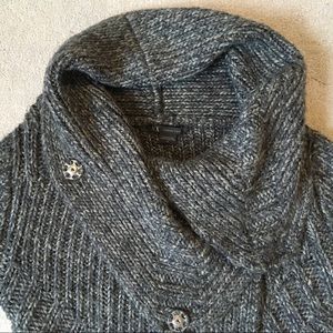 armani exchange grey oversized sweater