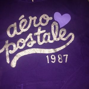 Aeropostale Purple Hoodie
