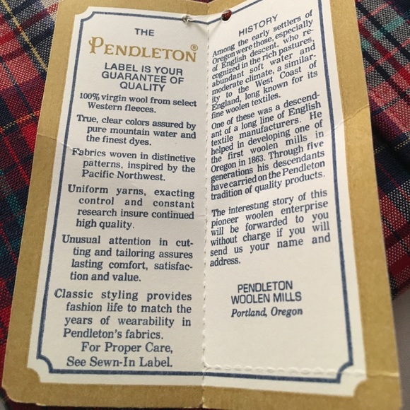 Sir Pendleton Button Down Shirt! VINTAGE!! - Picture 2 of 5