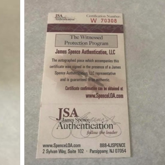 Autographed Herschel Walker Helmet case and COA - Picture 2 of 2