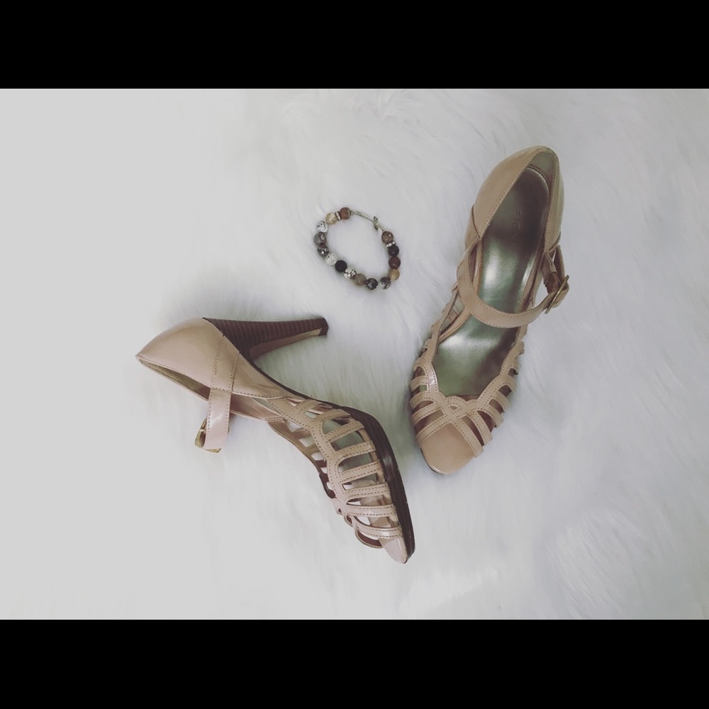 Fioni open toes strappy heels sandals