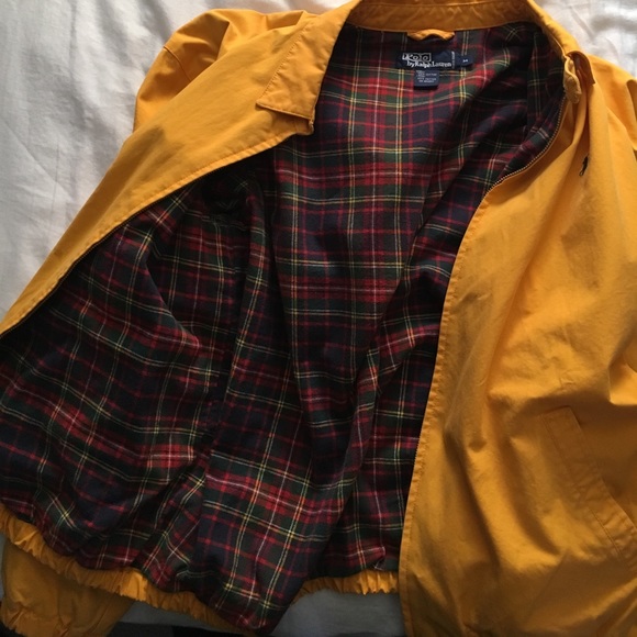 Yellow Retro Polo Jacket - Picture 4 of 4