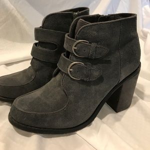 BC Footwear Suede Ankle Boots