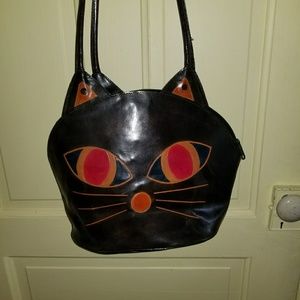 MEOWWW CAT LEATHER PURSE