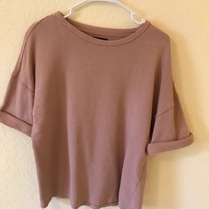 Mauve colored Zara men's shirt
