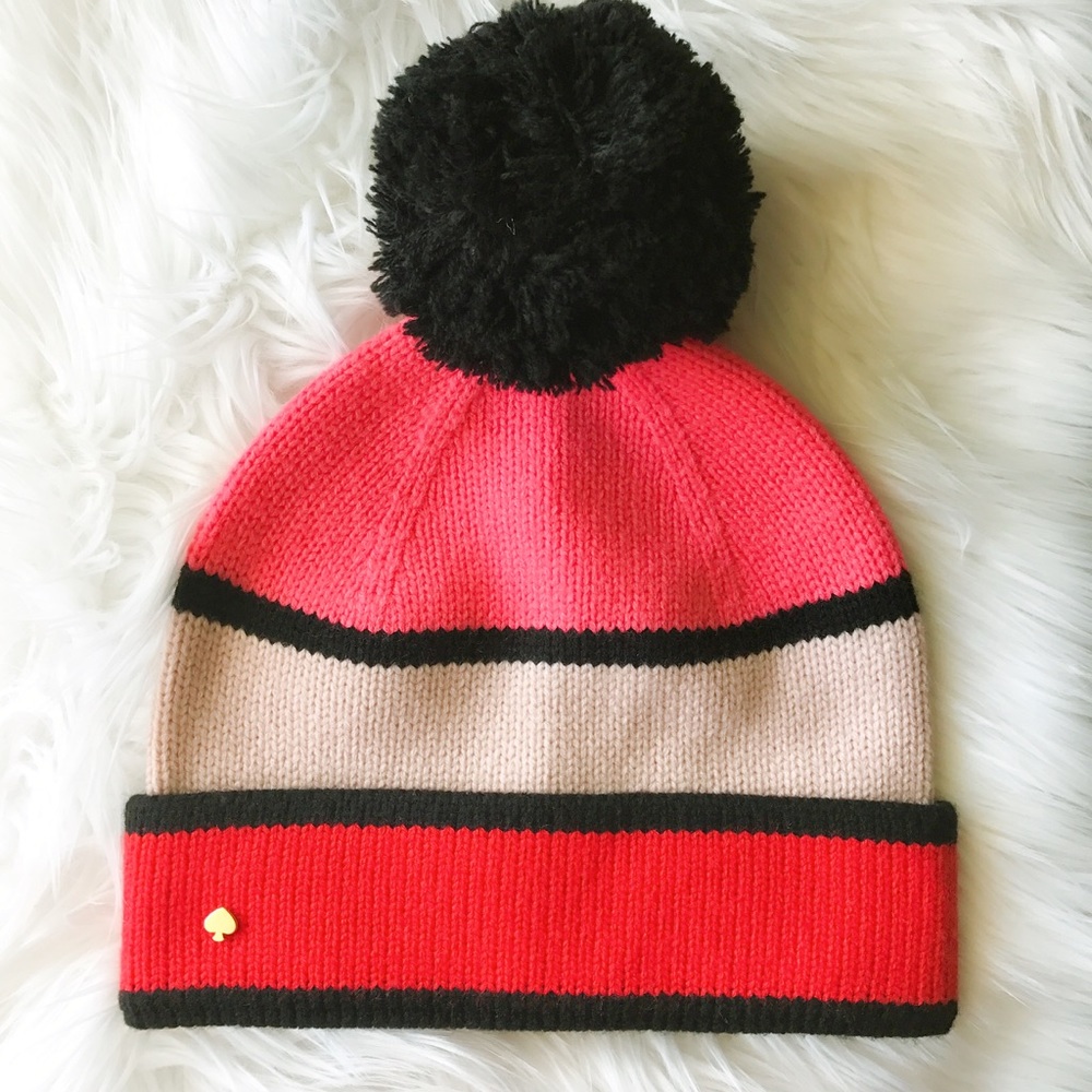 Kate Spade ColorBlock Beanie
