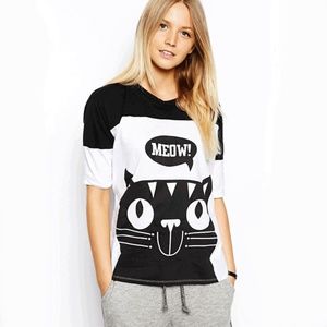ASOS Tops - Meow Tee ASOS Tops - Meow Tee