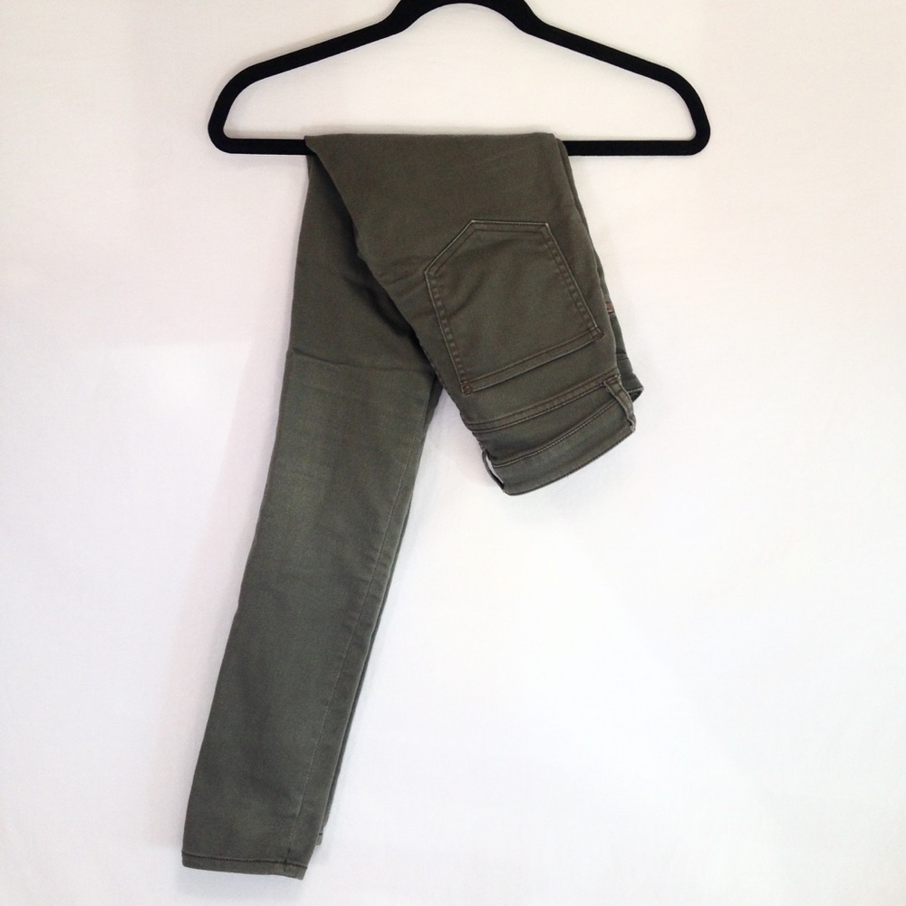 Green Skinny Jeans
