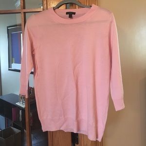 J crew pink tippi sweater! Size M