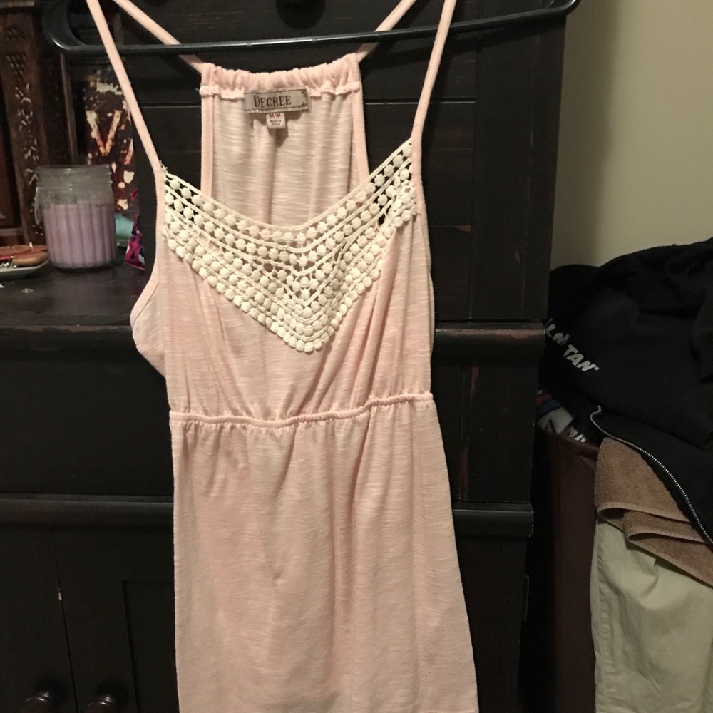 Pink tank top
