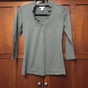 EUC LOFT Grey sweater.