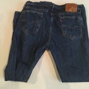 Blue denim Levi jeans