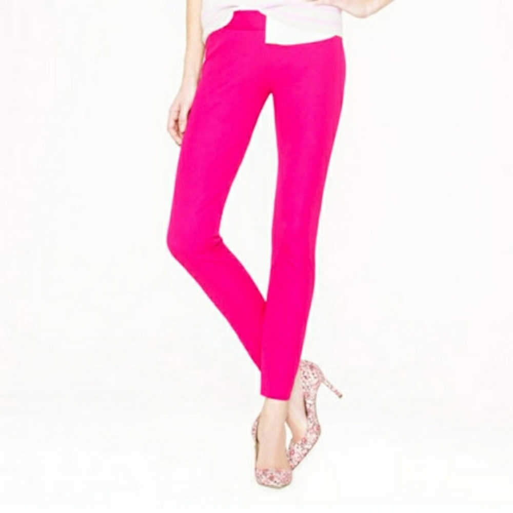 J.Crew Pink Minnie Cropped Pants