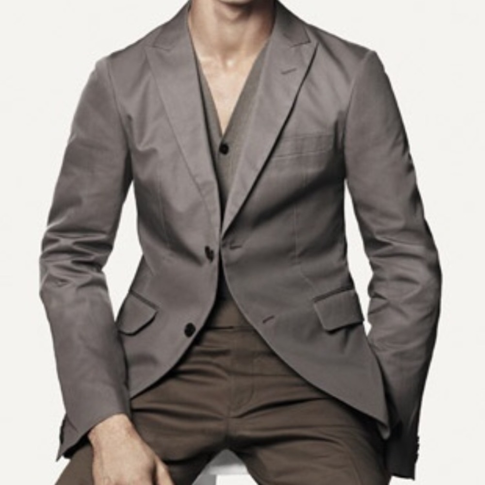 Jil Sander X Uniqlo, Khaki Blazer, medium