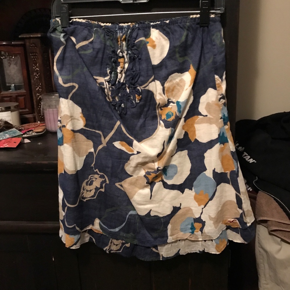 Floral halter top