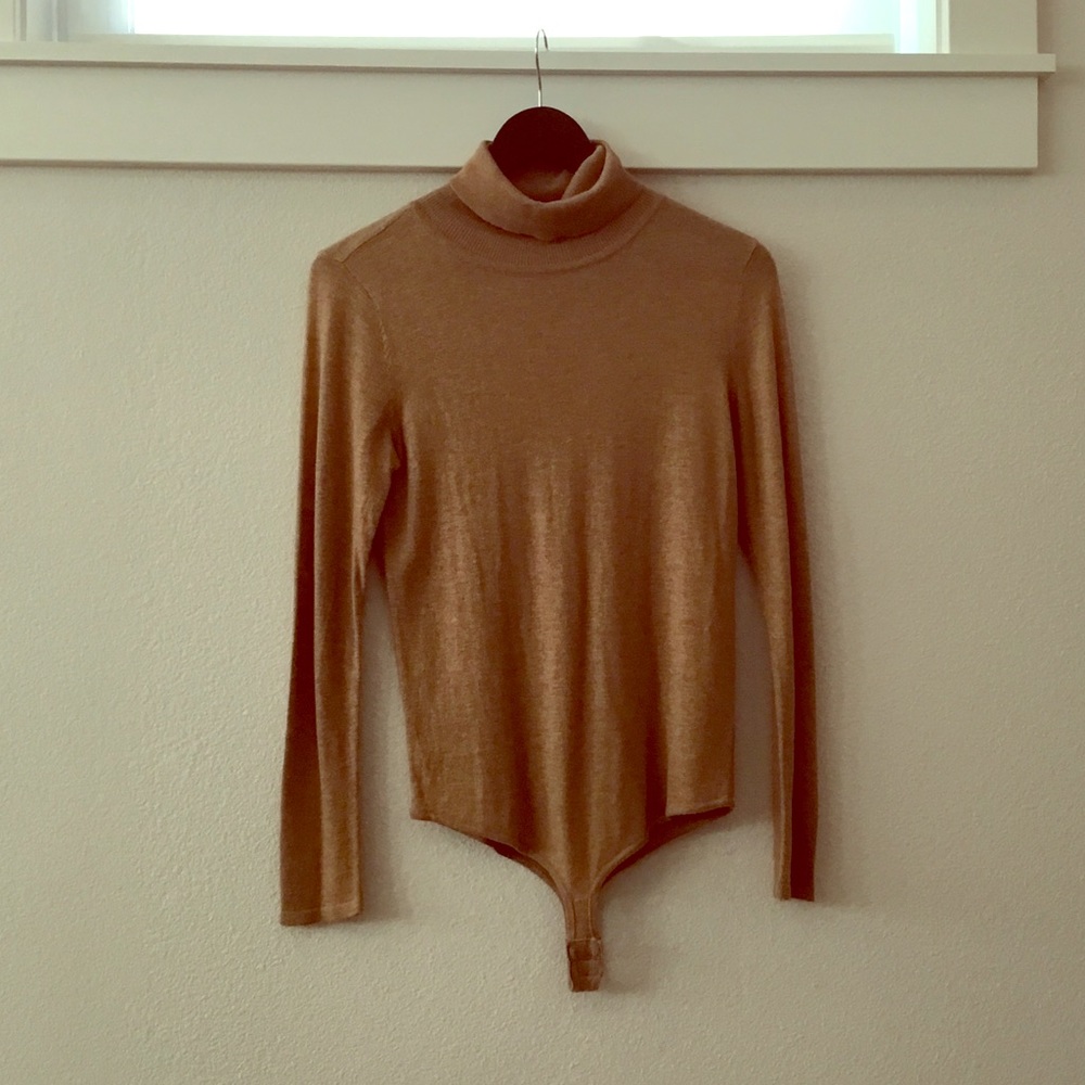 Eva Mendes NY & Company Knit Tan Onesie Size S