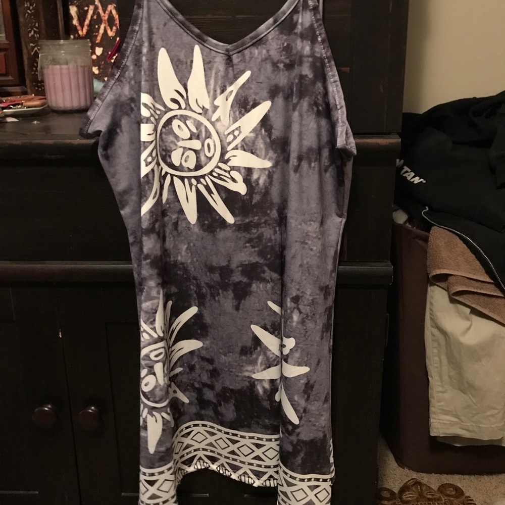 Silk sundress cover up