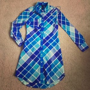 Moda Int'l plaid dress Moda Int'l plaid dress