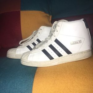high top women’s adidas size 8