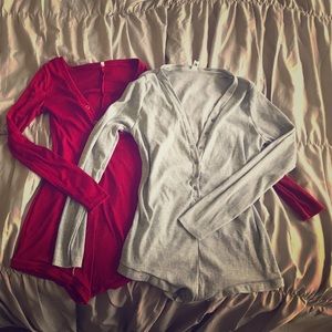 Set of sexy sleep rompers