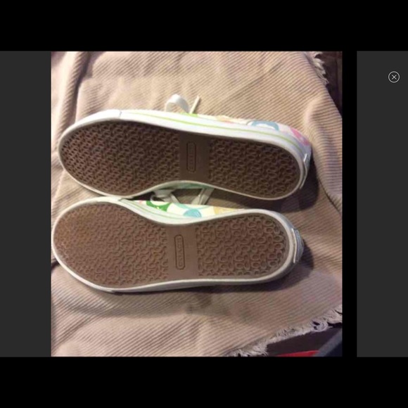 Coach scribble print tennis shoes - Picture 2 of 4