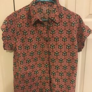 Printed Button Down