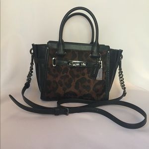 🌺NWT Coach Calf Swagger Satchel Hand Bag 🌺