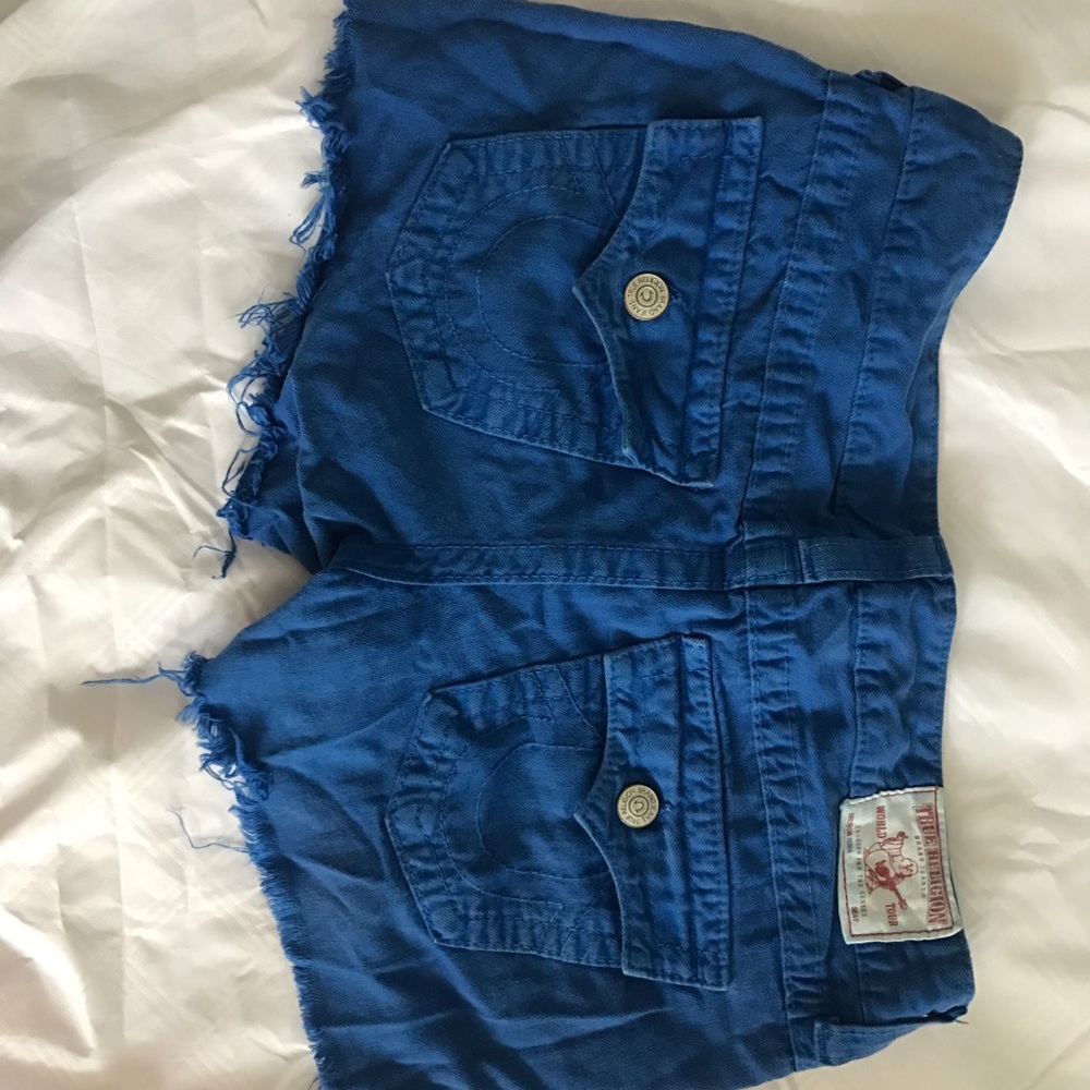 Denim shorts