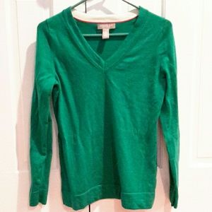Banana Republic Merino wool V neck Green sz M