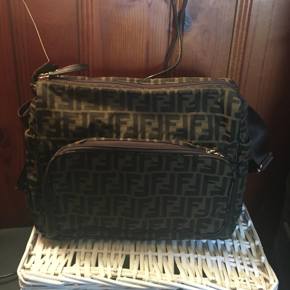 Fendi messenger/diaper bag