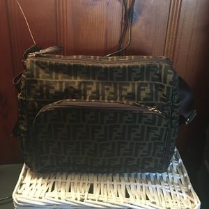 Fendi messenger/diaper bag