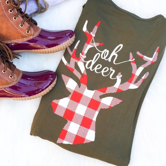 Twilight Gypsy Collective Dresses & Skirts - Oh Deer plaid olive sleeveless dress