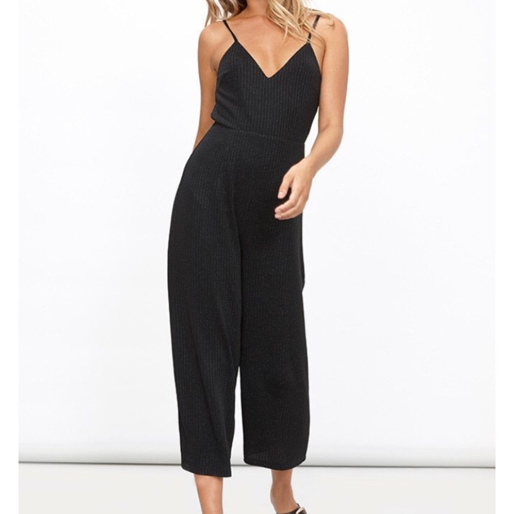 MinkPink Black Jumpsuit