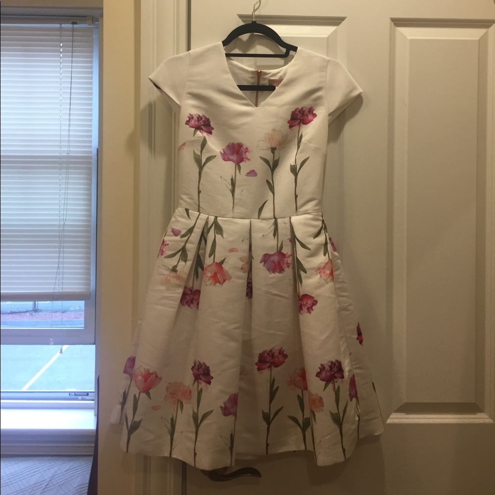 NWT floral fit and flare dress from Ted Baker