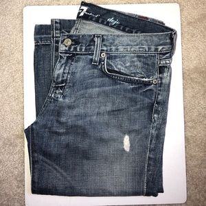 7 for all mankind cropped DOJO wide-leg pant