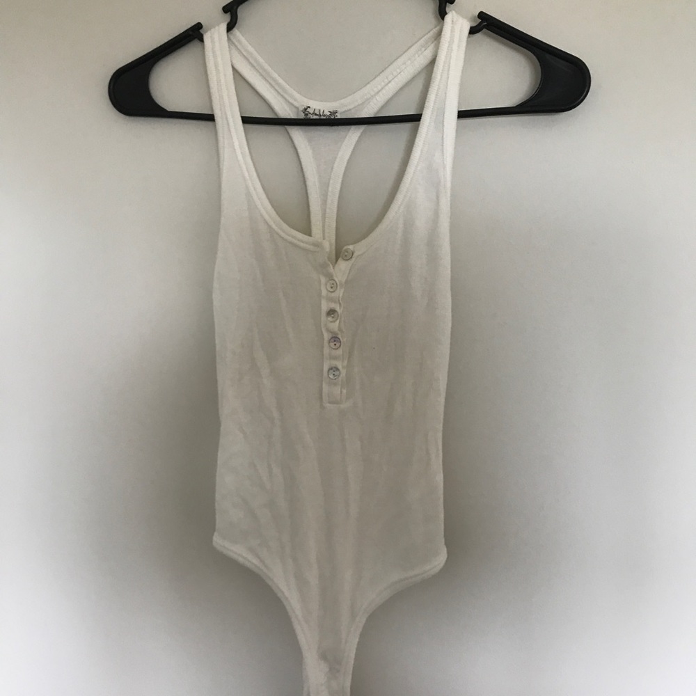 Free people white bodysuit