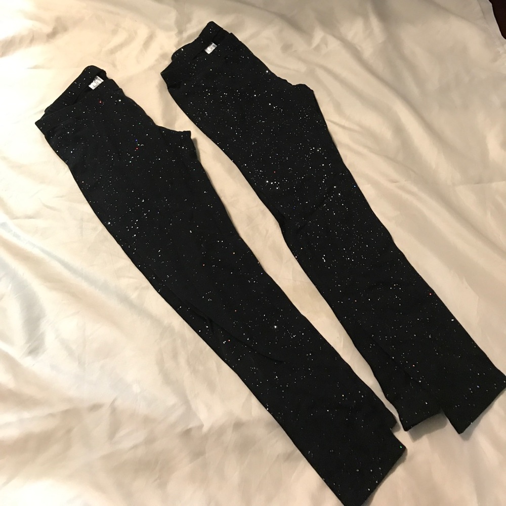 Cat & Jack sparkle leggings large 10/12