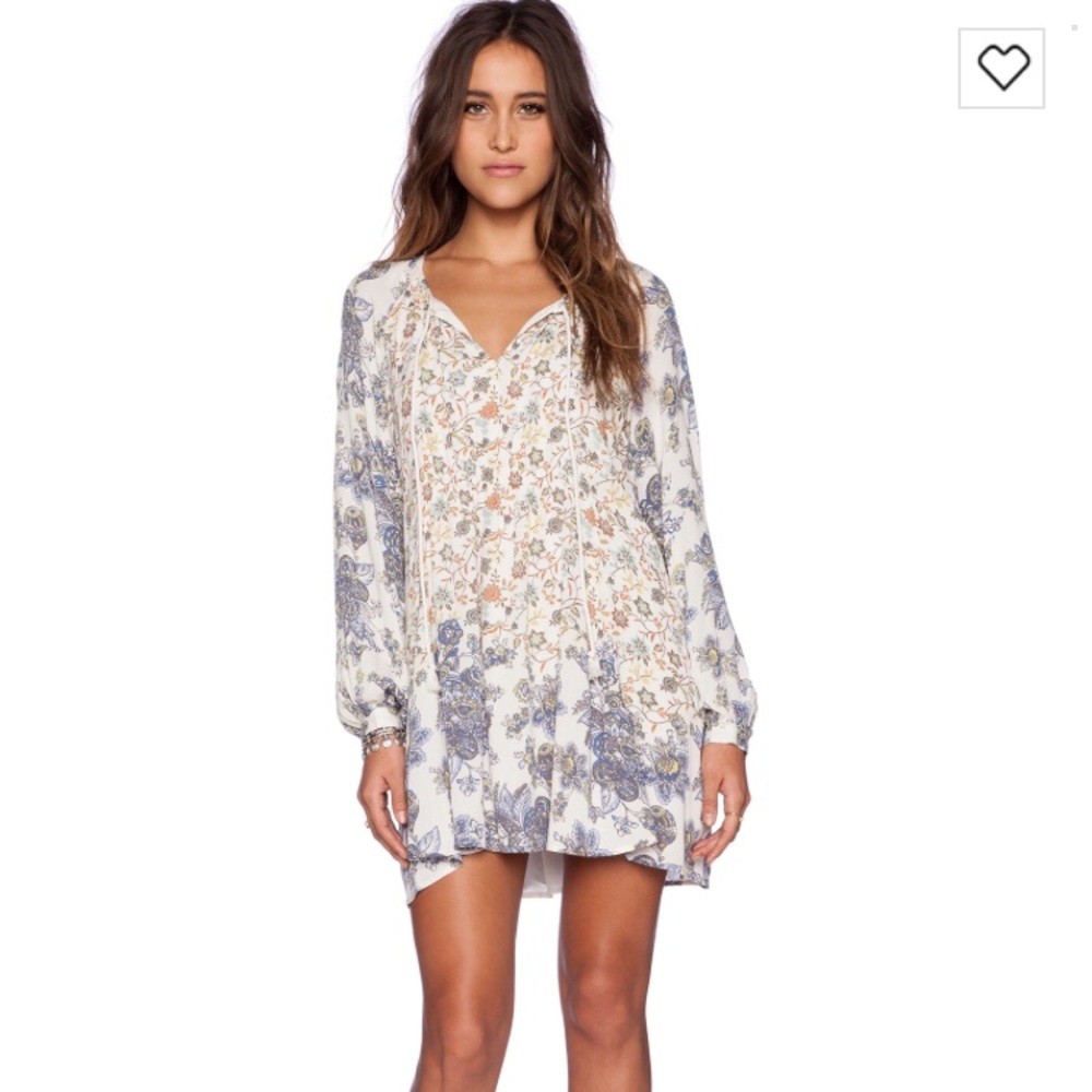 Free People "Lucky Loosie" Swing Dress Boho