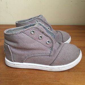 Toms Paseo Gray Canvas/ Hightop