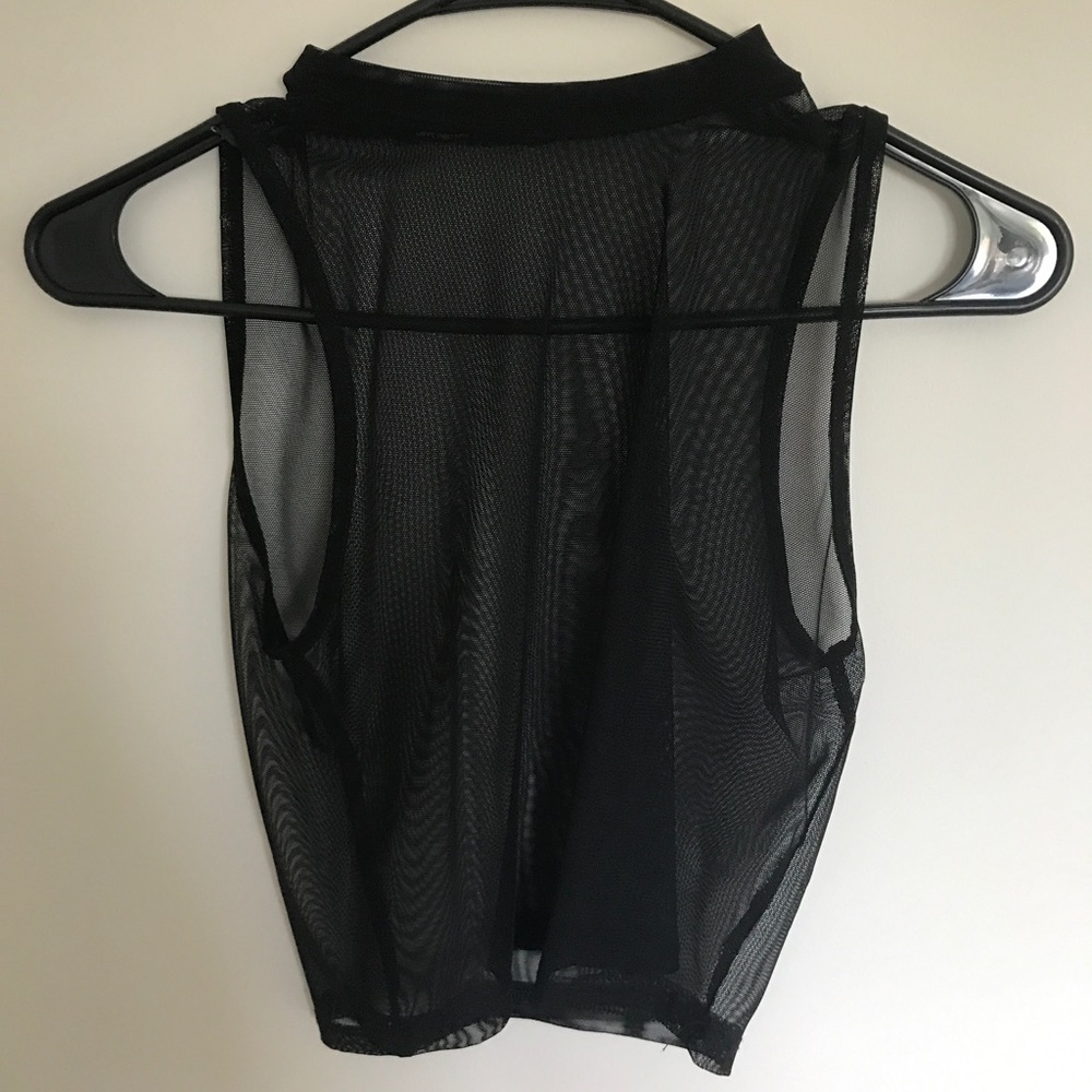 Mesh crop top