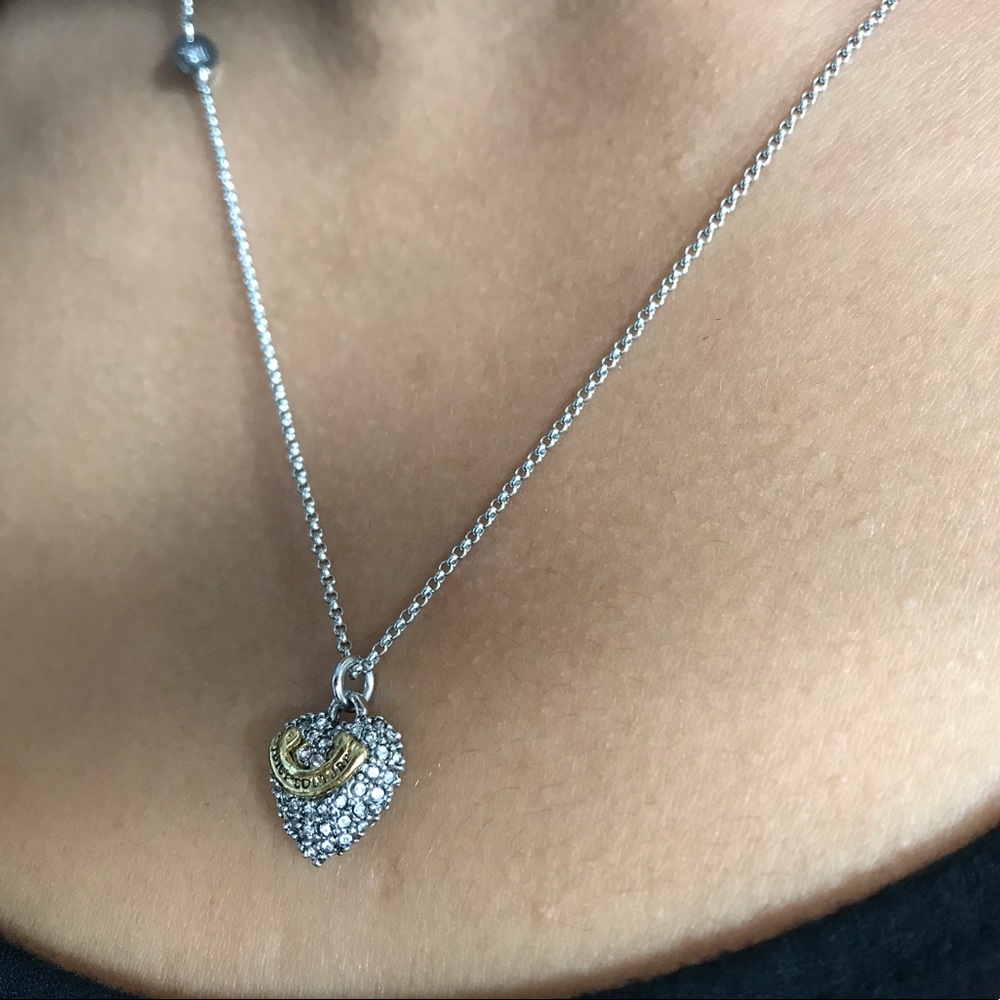 Juicy Couture heart shaped necklace