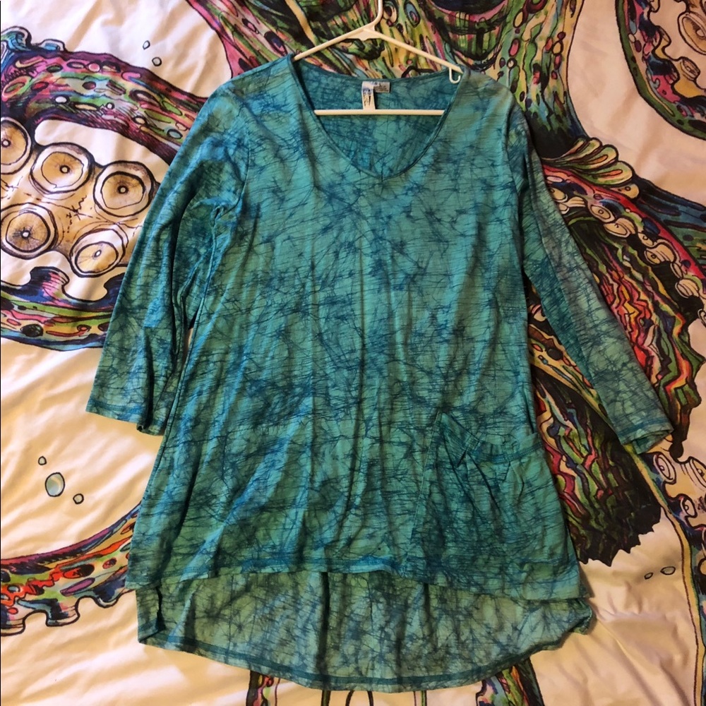 Hand dyed, Winter Sun Top