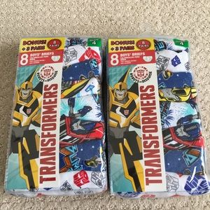 Transformers Boys' Cotton Briefs 2 Packs
