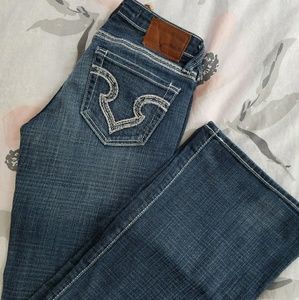 BIG STAR remi low rise fit dark wash jeans
