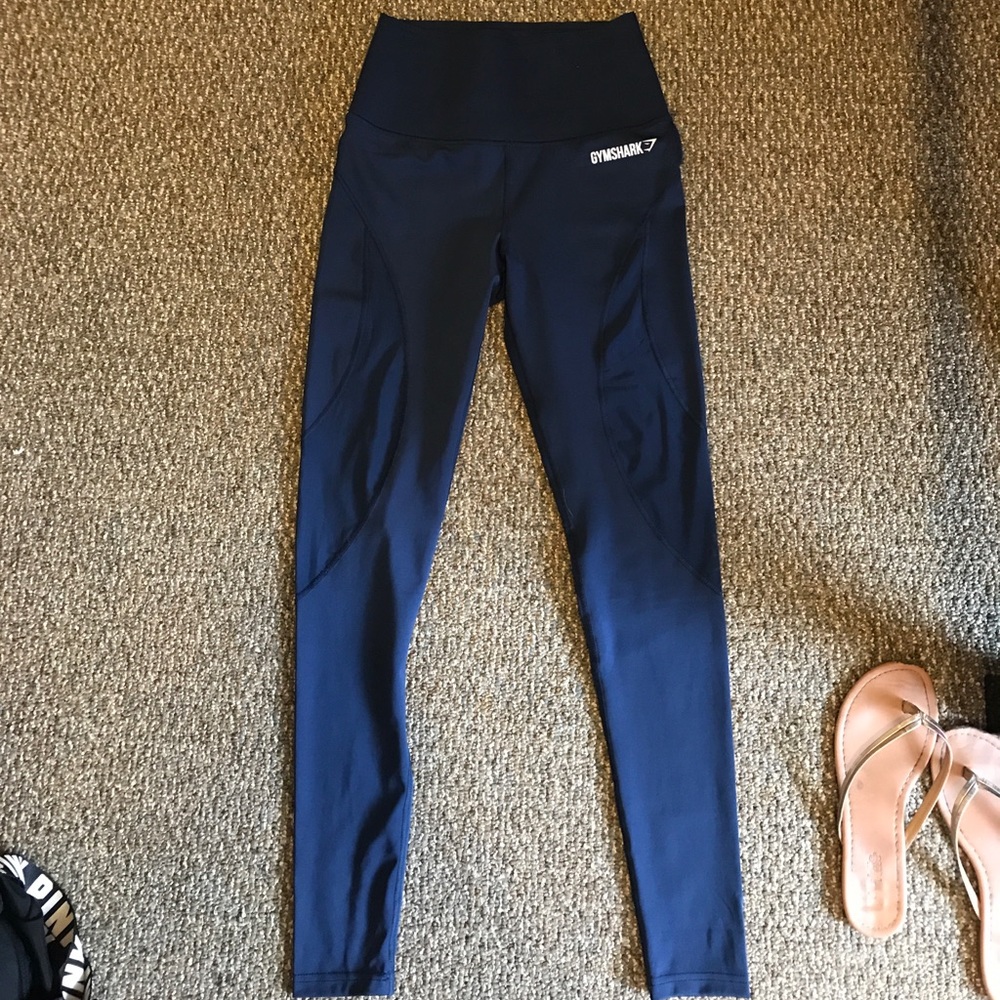Gym shark, blue fusion leggings!