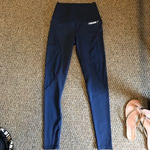 Gym shark, blue fusion leggings!
